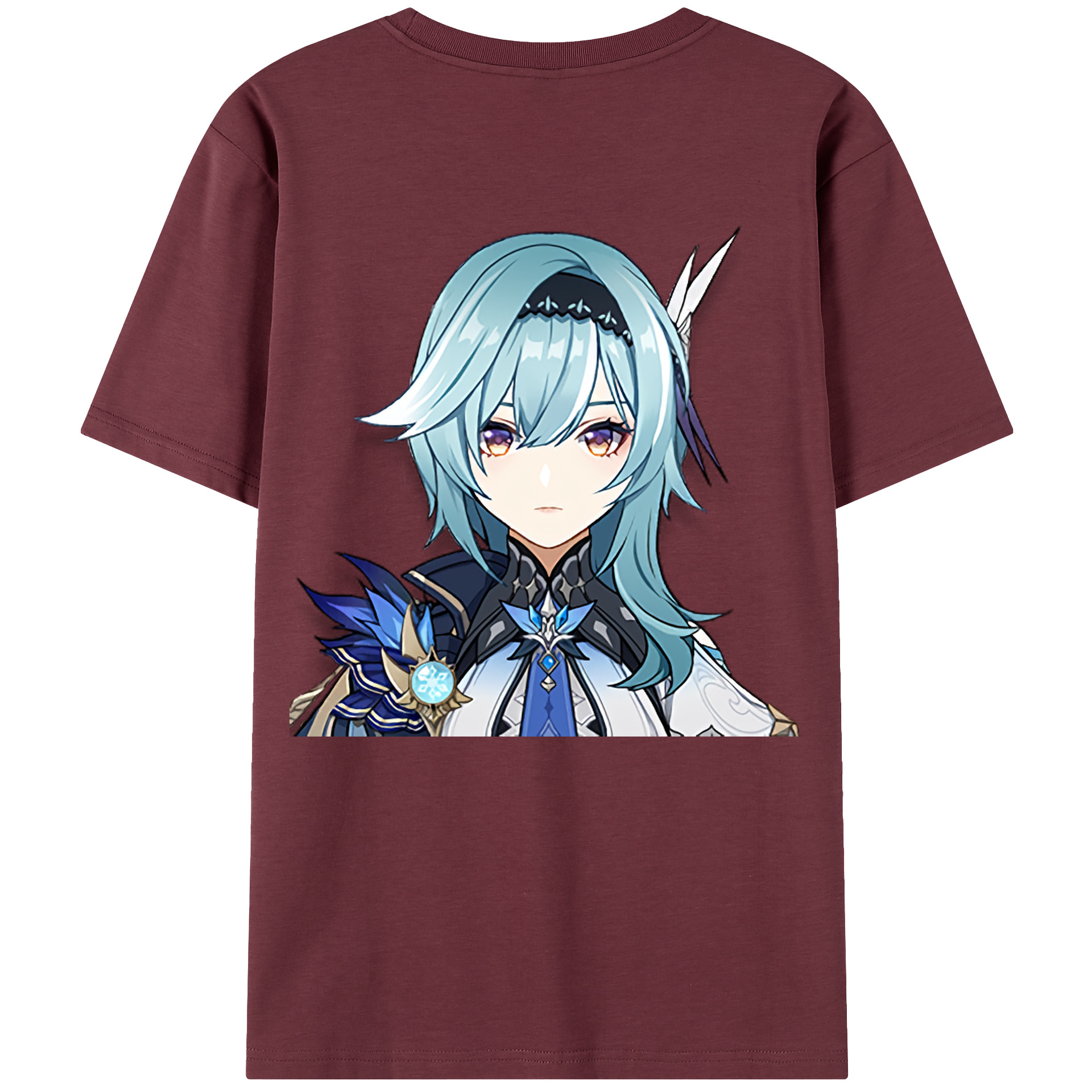 げんし神 优菈 ゆうら genshin Yūra 綿100％半袖Tシャツ（背面プリント）